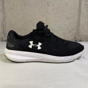 Under Armour Men’s Charged Pursuit Black and White Athletic Shoes